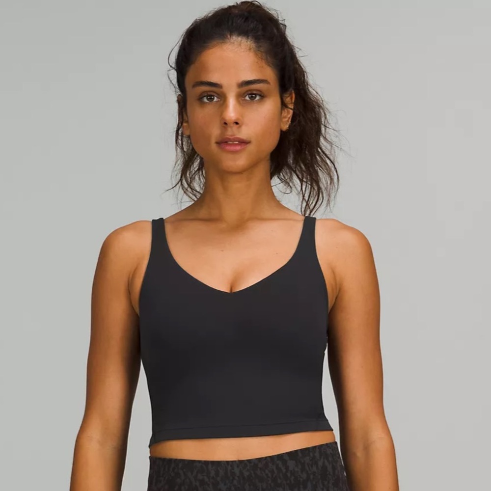 LIKE-NEW Lululemon Align Top - BLACK. Size 8